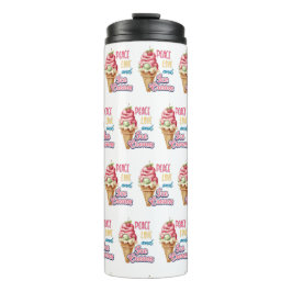 Liebe und Eis Thermosbecher