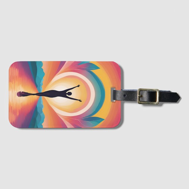 Liebe und Ermächtigung Gepäckanhänger (Vorderseite (Horizontal))