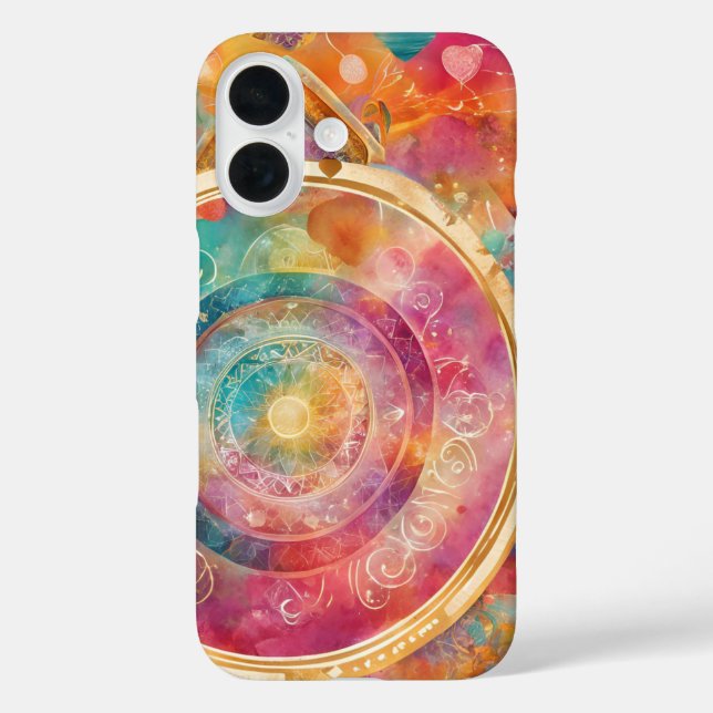 Liebe und Ermächtigung iPhone 16 Hülle (Rückseite)