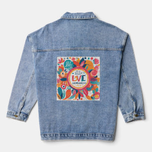 Liebe und Ermächtigung Jeansjacke