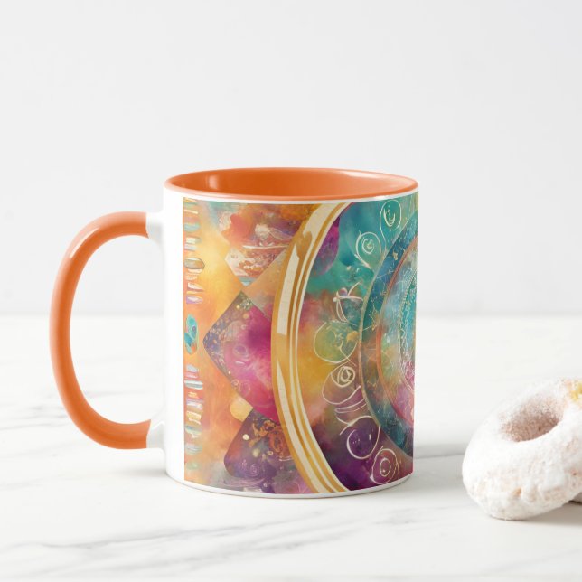 Liebe und Ermächtigung Tasse (Mit Donut)