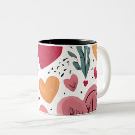 Liebe und Ermächtigung Zweifarbige Tasse