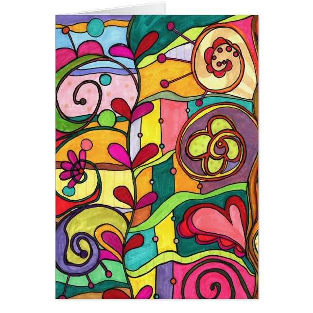 "Liebe und Farbe" Illustration von Paisley in Pari (Vorne)