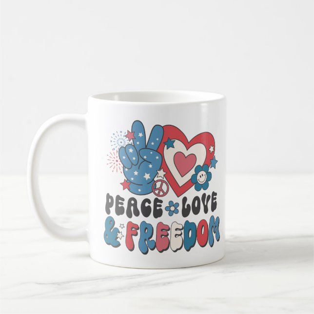 Liebe und Freiheit Kaffeetasse (Links)