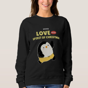 Liebe und Freude am Weihnachtsfest Sweatshirt