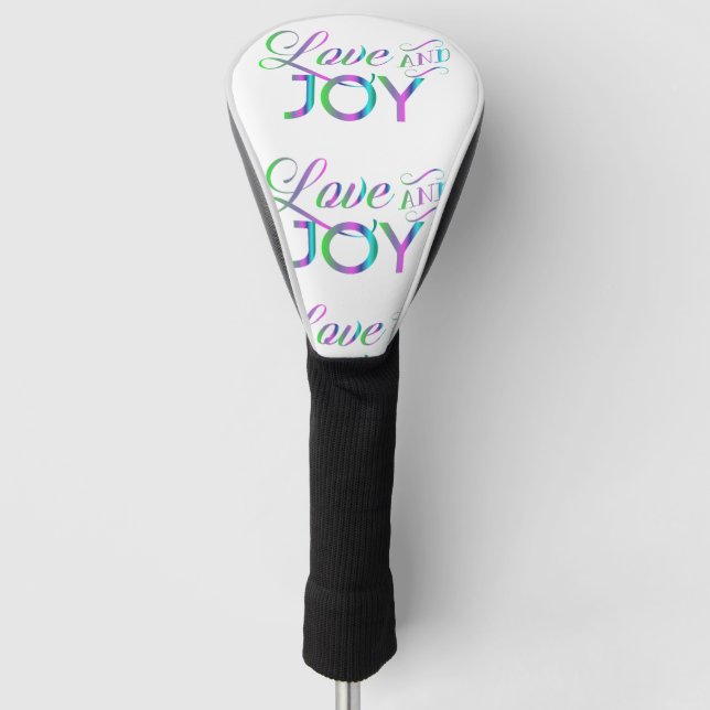 Liebe und Freude Golf Headcover (Vorderseite)