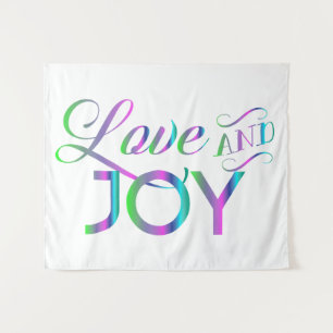 Liebe und Freude Wandteppich