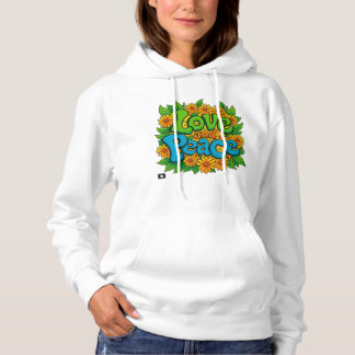 Liebe und Frieden Hoodie