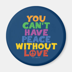 Liebe und Frieden Magnet