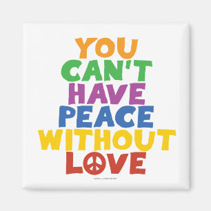 Liebe und Frieden Magnet
