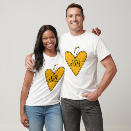 Liebe und Frieden stimulieren ・ Gelb ・ T-Shirt