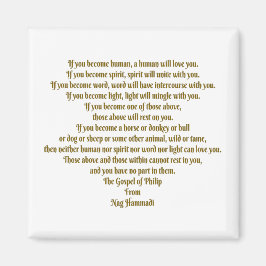 Liebe und Geist Magnet