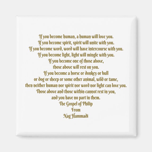 Liebe und Geist Magnet (Vorne)