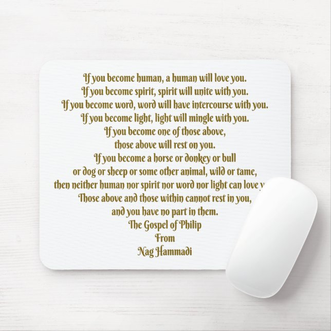 Liebe und Geist Mousepad (Mit Mouse)