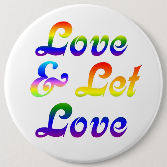LIEBE UND GELASSEN LIEBE BUTTON (Vorderseite)