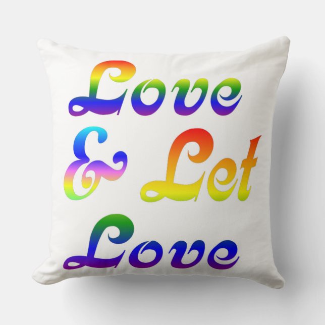 LIEBE UND GELASSEN LIEBE KISSEN (Vorderseite)
