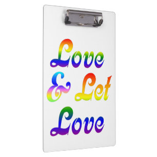 LIEBE UND GELASSEN LIEBE KLEMMBRETT
