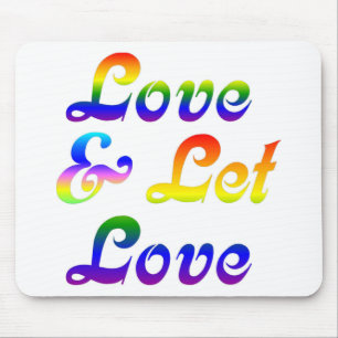 LIEBE UND GELASSEN LIEBE MOUSEPAD