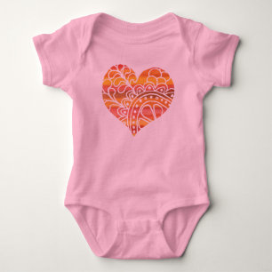 Liebe und Gelassenheit im Art Baby Strampler