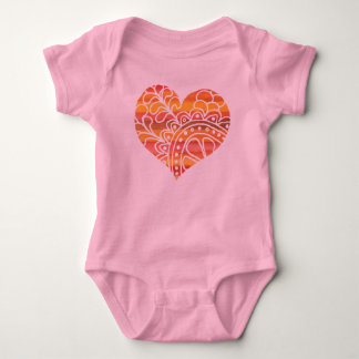 Liebe und Gelassenheit im Art Baby Strampler