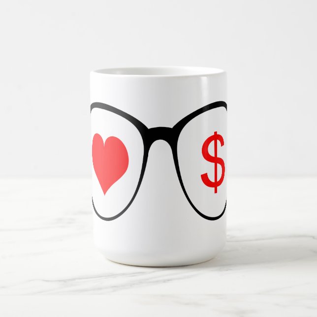 Liebe und Geld - Tassen (Mittel)