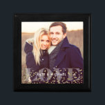 Liebe und Glitzern Foto Erinnerungskiste<br><div class="desc">Elegantes und einfaches personalisiertes Foto-Design, perfekt für den Muttertag, als Hochzeitsgeschenk oder Jubiläumsgeschenk, Abschluss Geschenk, etc.</div>