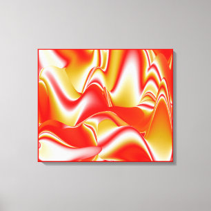 Liebe und Gold Abstract 3D Rainbowart Leinwanddruck