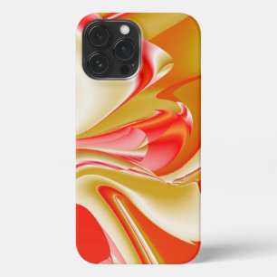 Liebe und Gold Abstract 3D Regenbogenkunst iPhone 13 Pro Max Hülle