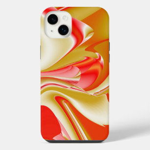 Liebe und Gold Abstract 3D Regenbogenkunst iPhone 14 Plus Hülle