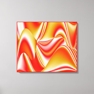 Liebe und Gold Abstract 3D Regenbogenkunst Leinwanddruck
