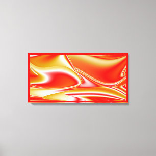 Liebe und Gold Abstract 3D Regenbogenkunst Leinwanddruck