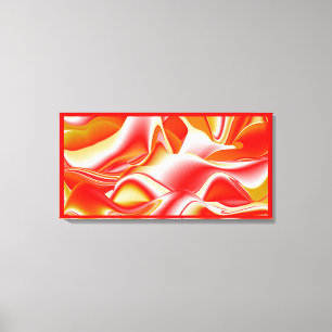 Liebe und Gold Abstract 3D Regenbogenkunst Leinwanddruck