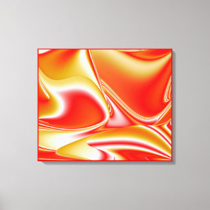 Liebe und Gold Abstract 3D Regenbogenkunst Leinwanddruck