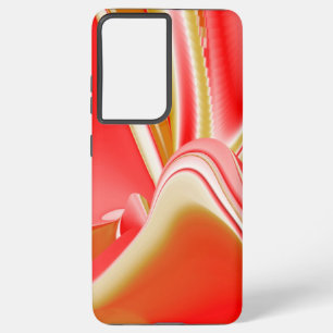 Liebe und Gold Abstract 3D Regenbogenkunst Samsung Galaxy Hülle