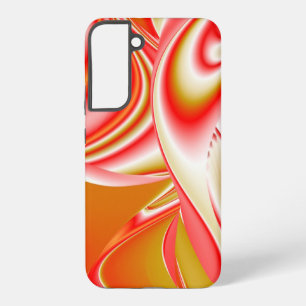 Liebe und Gold Abstract 3D Regenbogenkunst Samsung Galaxy Hülle