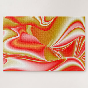 Liebe und Gold Abstrakt 3D Rainbowart