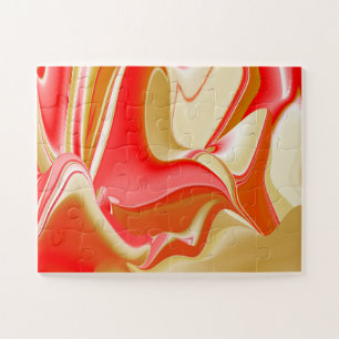 Liebe und Gold Abstrakt 3D Rainbowart
