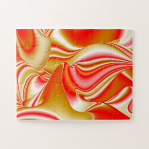 Liebe und Gold Abstrakt 3D Rainbowart