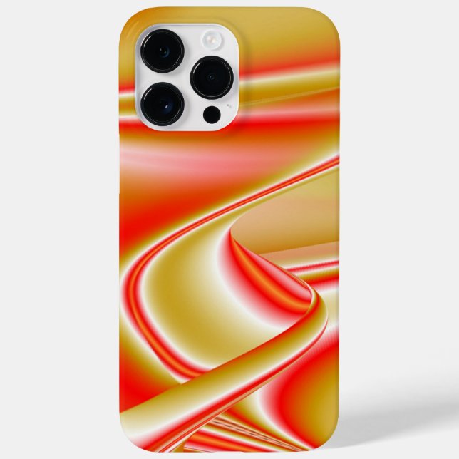 Liebe und Gold Abstrakt 3D Rainbowart Case-Mate iPhone 14 Pro Max Hülle (Rückseite)