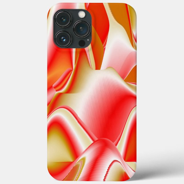 Liebe und Gold Abstrakt 3D Rainbowart Case-Mate iPhone Hülle (Rückseite)