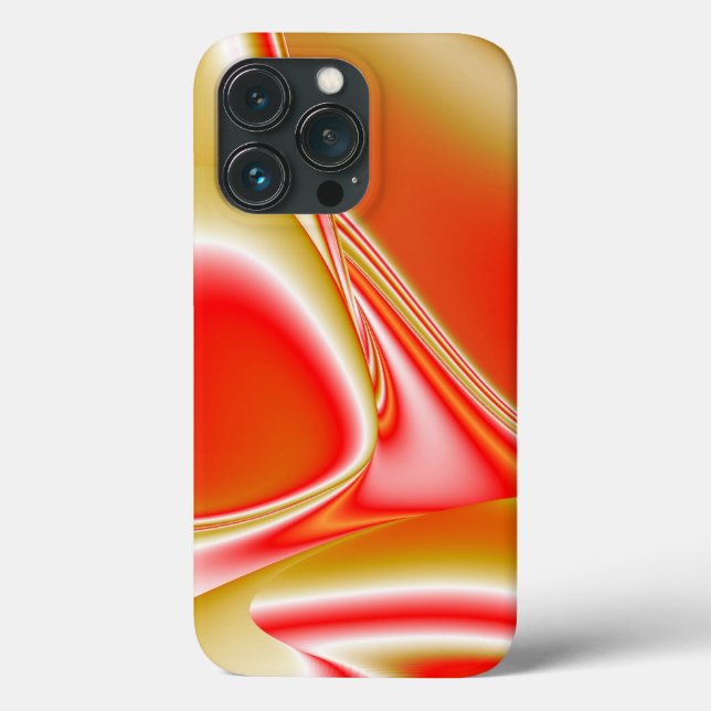 Liebe und Gold Abstrakt 3D Rainbowart Case-Mate iPhone Hülle (Rückseite)