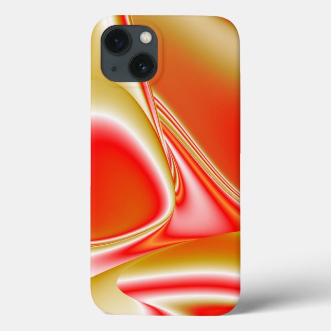 Liebe und Gold Abstrakt 3D Rainbowart Case-Mate iPhone Hülle (Rückseite)