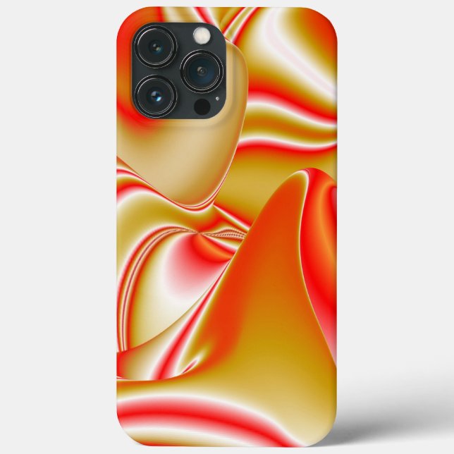 Liebe und Gold Abstrakt 3D Rainbowart Case-Mate iPhone Hülle (Rückseite)