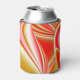 Liebe und Gold Abstrakt 3D Rainbowart Dosenkühler