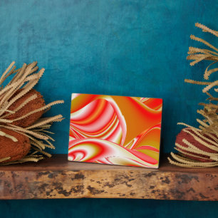 Liebe und Gold Abstrakt 3D Rainbowart Fotoplatte