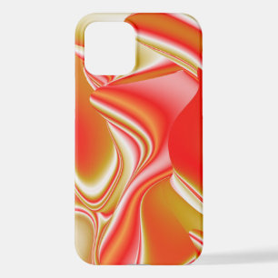Liebe und Gold Abstrakt 3D Rainbowart iPhone 12 Hülle