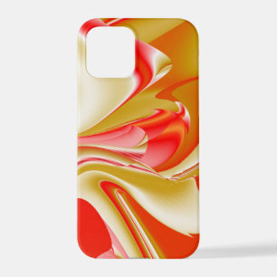 Liebe und Gold Abstrakt 3D Rainbowart iPhone 12 Pro Hülle