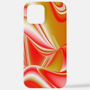 Liebe und Gold Abstrakt 3D Rainbowart iPhone 12 Pro Max Hülle