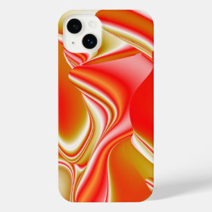 Liebe und Gold Abstrakt 3D Rainbowart iPhone 14 Plus Hülle