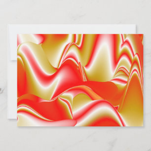 Liebe und Gold Abstrakt 3D Rainbowart Karte